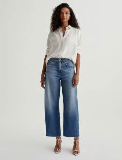 Hattie Crop Gemini High-Rise Barrel WOMENS BOTTOMS Photo 2
