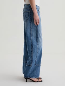 Adria Paneled Fit Socialite Low-Rise Wide Leg WOMENS BOTTOMS Photo 5