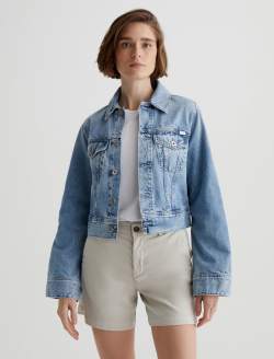Isa Jacket Intuition Cropped Trucker Jacket WOMENS TOPS Photo 2