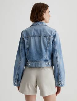 Isa Jacket Intuition Cropped Trucker Jacket WOMENS TOPS Photo 8