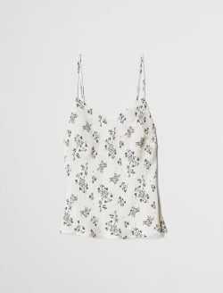 Scarlet Cami Flower Shower Ivory Dust Classic Camisole WOMENS TOPS Photo 1