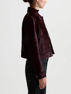 Carly Jacket Cherry Swing Pony Hair Jacket WOMENS TOPS Photo 4