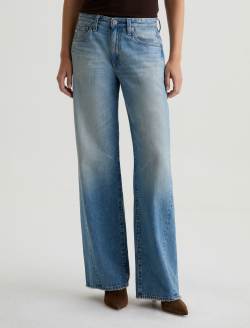 Adria Twisted Leg Jean Archaic Blue Low-Rise Wide Leg WOMENS BOTTOMS Photo 3