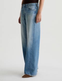 Adria Twisted Leg Jean Archaic Blue Low-Rise Wide Leg WOMENS BOTTOMS Photo 6