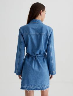 Luisa Dress Carmel Shore Long Sleeve Shirt Dress WOMENS TOPS Photo 8