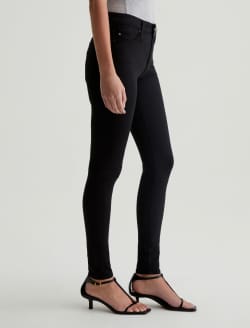 Farrah Skinny Super Black Mid-Rise Skinny WOMENS BOTTOMS Photo 4