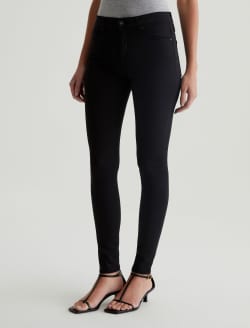 Farrah Skinny Super Black Mid-Rise Skinny WOMENS BOTTOMS Photo 5