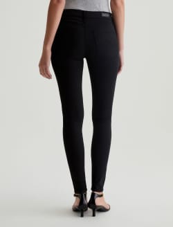 Farrah Skinny Super Black Mid-Rise Skinny WOMENS BOTTOMS Photo 7