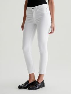 Prima Crop White Cigarette Crop WOMENS BOTTOMS Photo 4