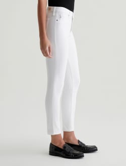Prima Crop White Cigarette Crop WOMENS BOTTOMS Photo 5