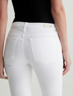 Prima Crop White Cigarette Crop WOMENS BOTTOMS Photo 6