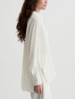 Sawtelle Shirt Powder Relaxed Button up WOMENS TOPS Photo 4