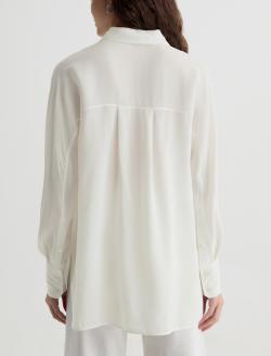 Sawtelle Shirt Powder Relaxed Button up WOMENS TOPS Photo 8