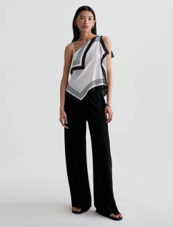 Verya Top Spritz Me Up Asymmetrical Silk Scarf  Tank WOMENS TOPS Photo 5