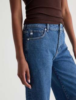 Saige Wide Leg Crop Jean Malbec Mid-Rise Fit WOMENS BOTTOMS Photo 4
