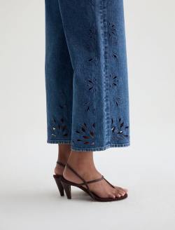 Saige Wide Leg Crop Jean Malbec Mid-Rise Fit WOMENS BOTTOMS Photo 6