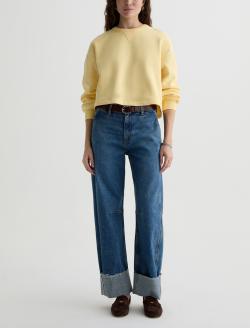 Mercer Jean 11 Years Enrich Cuffed High-Rise Barrel WOMENS BOTTOMS Photo 2