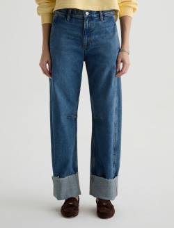 Mercer Jean 11 Years Enrich Cuffed High-Rise Barrel WOMENS BOTTOMS Photo 3