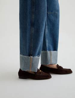 Mercer Jean 11 Years Enrich Cuffed High-Rise Barrel WOMENS BOTTOMS Photo 6