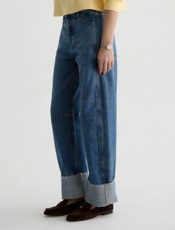 Mercer Jean 11 Years Enrich Cuffed High-Rise Barrel WOMENS BOTTOMS Photo 7