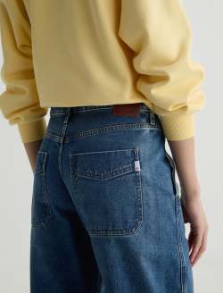 Mercer Jean 11 Years Enrich Cuffed High-Rise Barrel WOMENS BOTTOMS Photo 8