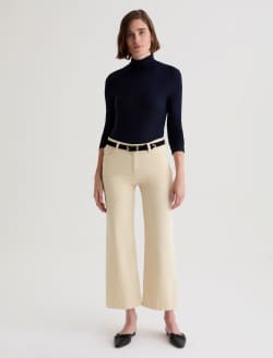 Saige Wide Leg Crop Corduroy Opal Stone Mid-Rise Fit WOMENS BOTTOMS Photo 2