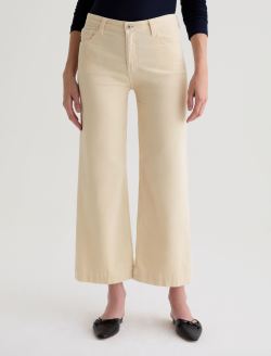 Saige Wide Leg Crop Corduroy Opal Stone Mid-Rise Fit WOMENS BOTTOMS Photo 3
