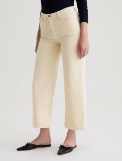 Saige Wide Leg Crop Corduroy Opal Stone Mid-Rise Fit WOMENS BOTTOMS Photo 6