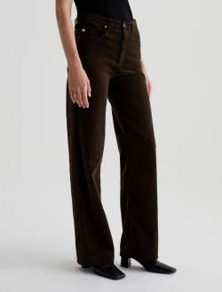 Kora Corduroy Rich Umber Corduroy High-Rise Wide Leg WOMENS BOTTOMS Photo 5