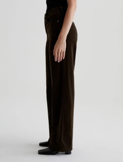 Kora Corduroy Rich Umber Corduroy High-Rise Wide Leg WOMENS BOTTOMS Photo 6