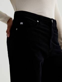 Kora Corduroy Super Black Corduroy High-Rise Wide Leg WOMENS BOTTOMS Photo 4