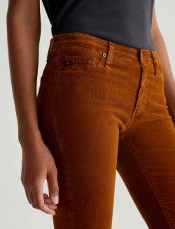 Angel Corduroy 1 Year Sulfur Maple Aura AG-ed™ Corduroy Low-Rise Bootcut WOMENS BOTTOMS Photo 4
