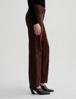 Brinley Corduroy Coffee Bean Corduroy Mid-Rise Straight WOMENS BOTTOMS Photo 5