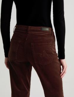 Brinley Corduroy Coffee Bean Corduroy Mid-Rise Straight WOMENS BOTTOMS Photo 7
