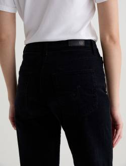 Brinley Corduroy Super Black Mid-Rise Straight WOMENS BOTTOMS Photo 7