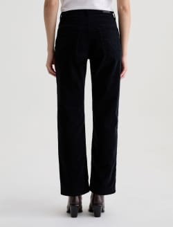 Brinley Corduroy Super Black Mid-Rise Straight WOMENS BOTTOMS Photo 8