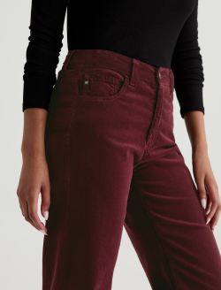 Brinley Corduroy Winery Mid-Rise Straight WOMENS BOTTOMS Photo 4