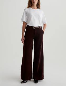 Stella Corduroy Alpine Bark Low Slung Palazzo WOMENS BOTTOMS Photo 2