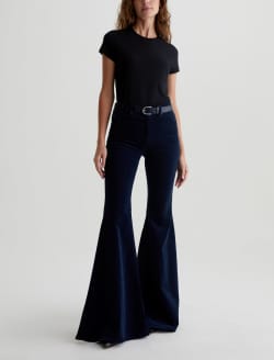 Joni Corduroy Deep Trenches Mid-Rise Super Flare WOMENS BOTTOMS Photo 2