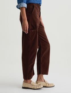 Hazal Corduroy Coffee Bean High-Rise Utility Barrel WOMENS BOTTOMS Photo 5