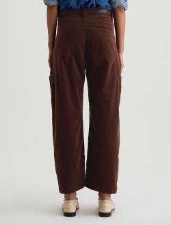 Hazal Corduroy Coffee Bean High-Rise Utility Barrel WOMENS BOTTOMS Photo 8