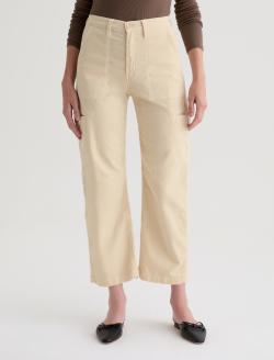 Hazal Corduroy Opal Stone High-Rise Utility Barrel WOMENS BOTTOMS Photo 3