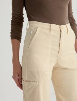 Hazal Corduroy Opal Stone High-Rise Utility Barrel WOMENS BOTTOMS Photo 4