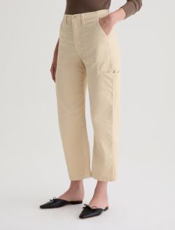 Hazal Corduroy Opal Stone High-Rise Utility Barrel WOMENS BOTTOMS Photo 6
