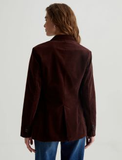 Rue Corduroy Blazer Alpine Bark Corduroy Fitted Blazer WOMENS TOPS Photo 8