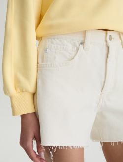 Halle Short Powder Mended High-Rise Relaxed Short WOMENS BOTTOMS Photo 4