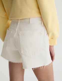 Halle Short Powder Mended High-Rise Relaxed Short WOMENS BOTTOMS Photo 7
