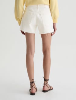 Halle Short Powder Mended High-Rise Relaxed Short WOMENS BOTTOMS Photo 8