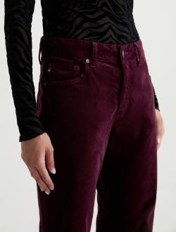 Georgia Velvet Pant Jazz Berry Relaxed Flare WOMENS BOTTOMS Photo 4