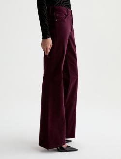 Georgia Velvet Pant Jazz Berry Relaxed Flare WOMENS BOTTOMS Photo 5